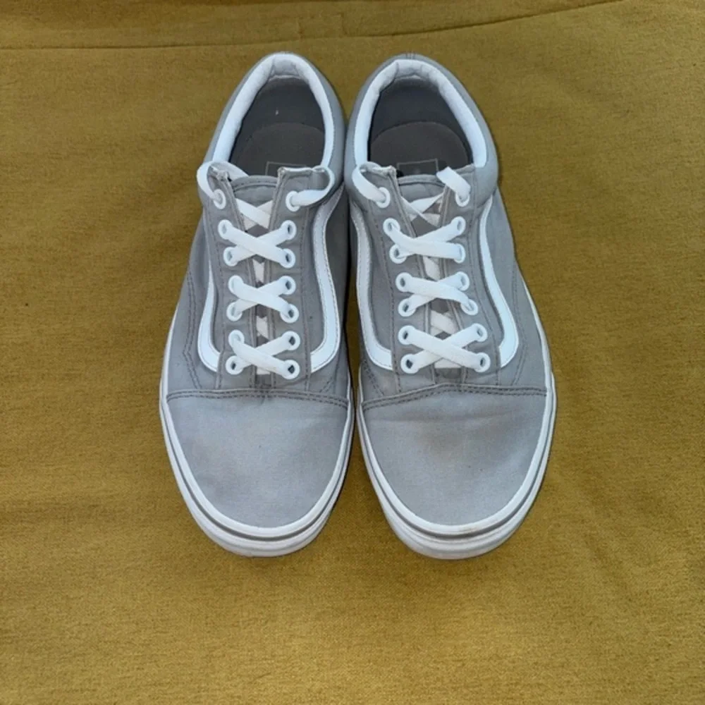 Vans Old Skool Sneakers Gray Casual Skate‎ Shoes Classic Style size 9